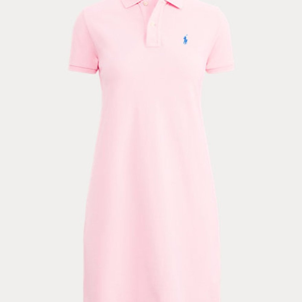 Ralph Lauren Cotton Mesh Polo Dress